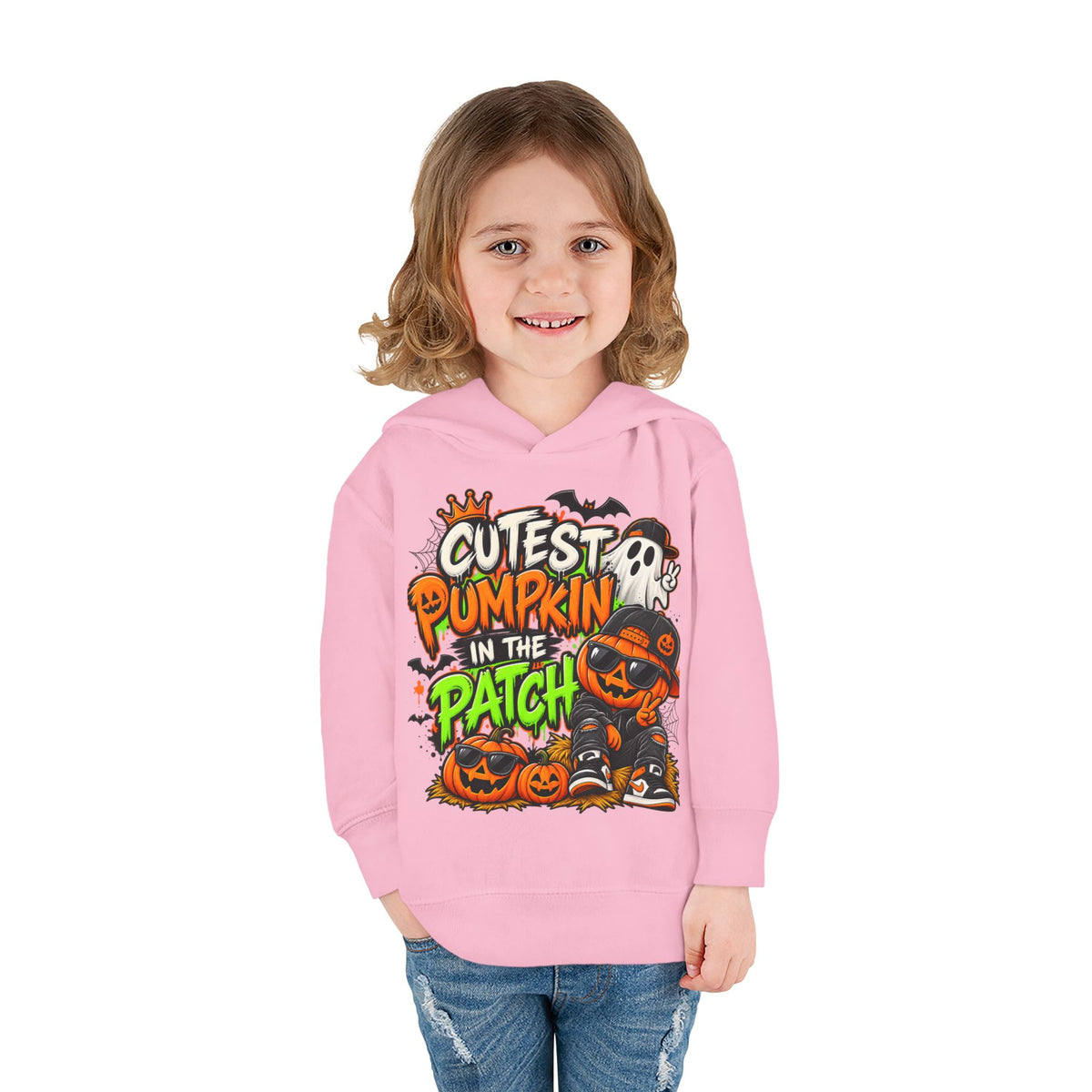 Toddler Hoodie — "Cutest Pumpkin in the Patch" Halloween Pullover