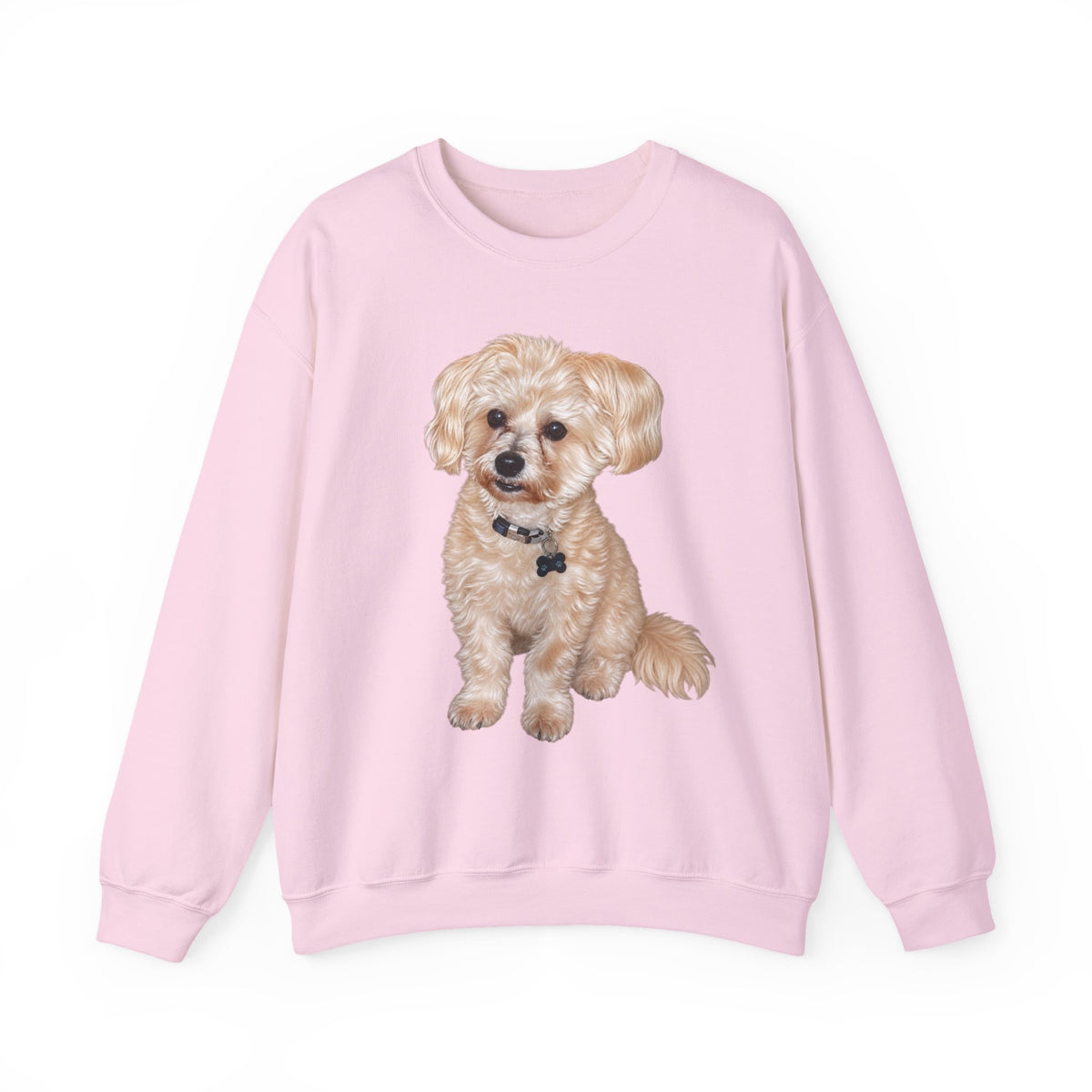 Crewneck Sweatshirt — Adorable Small Dog Graphic Pullover