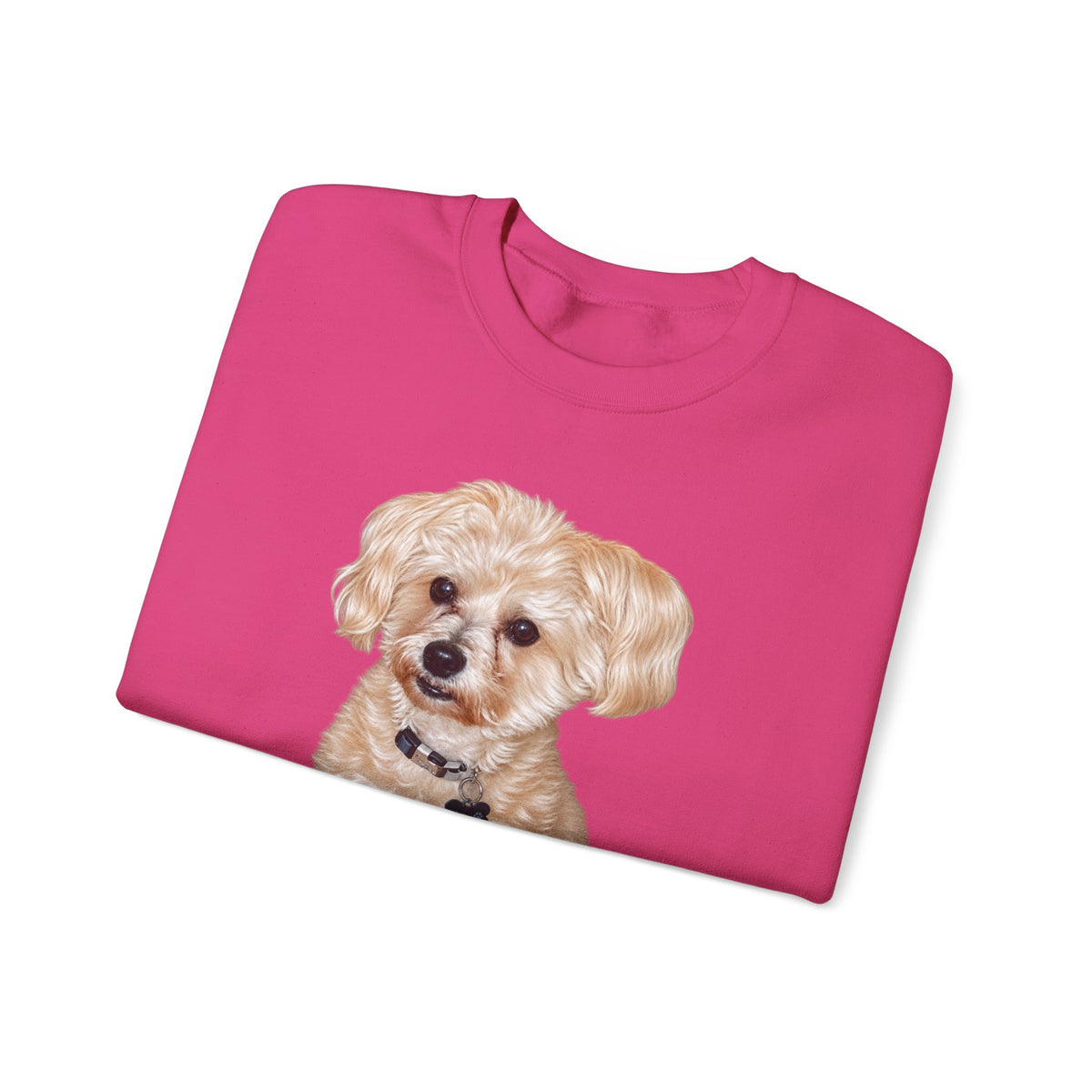Crewneck Sweatshirt — Adorable Small Dog Graphic Pullover