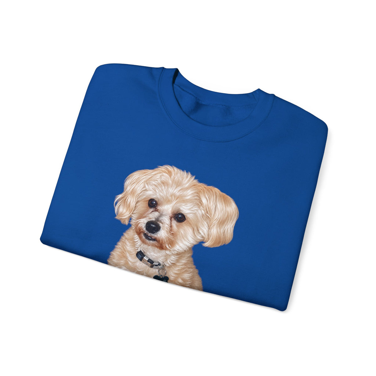 Crewneck Sweatshirt — Adorable Small Dog Graphic Pullover