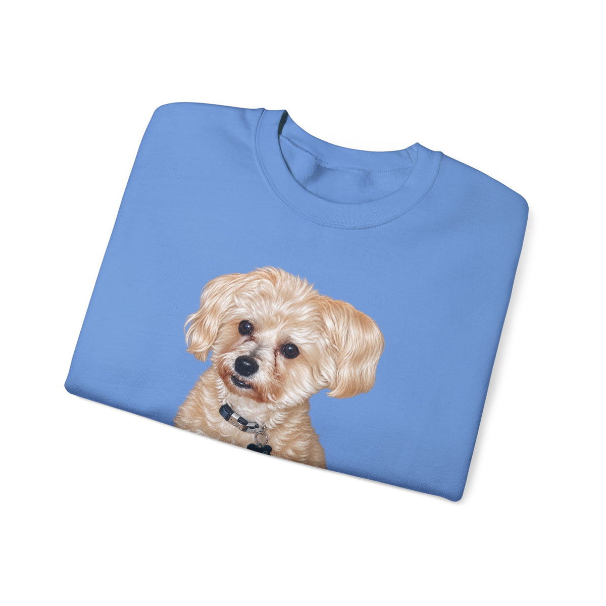 Crewneck Sweatshirt — Adorable Small Dog Graphic Pullover