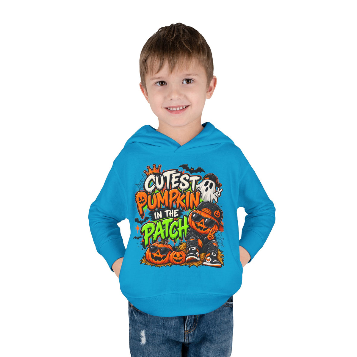 Toddler Hoodie — "Cutest Pumpkin in the Patch" Halloween Pullover