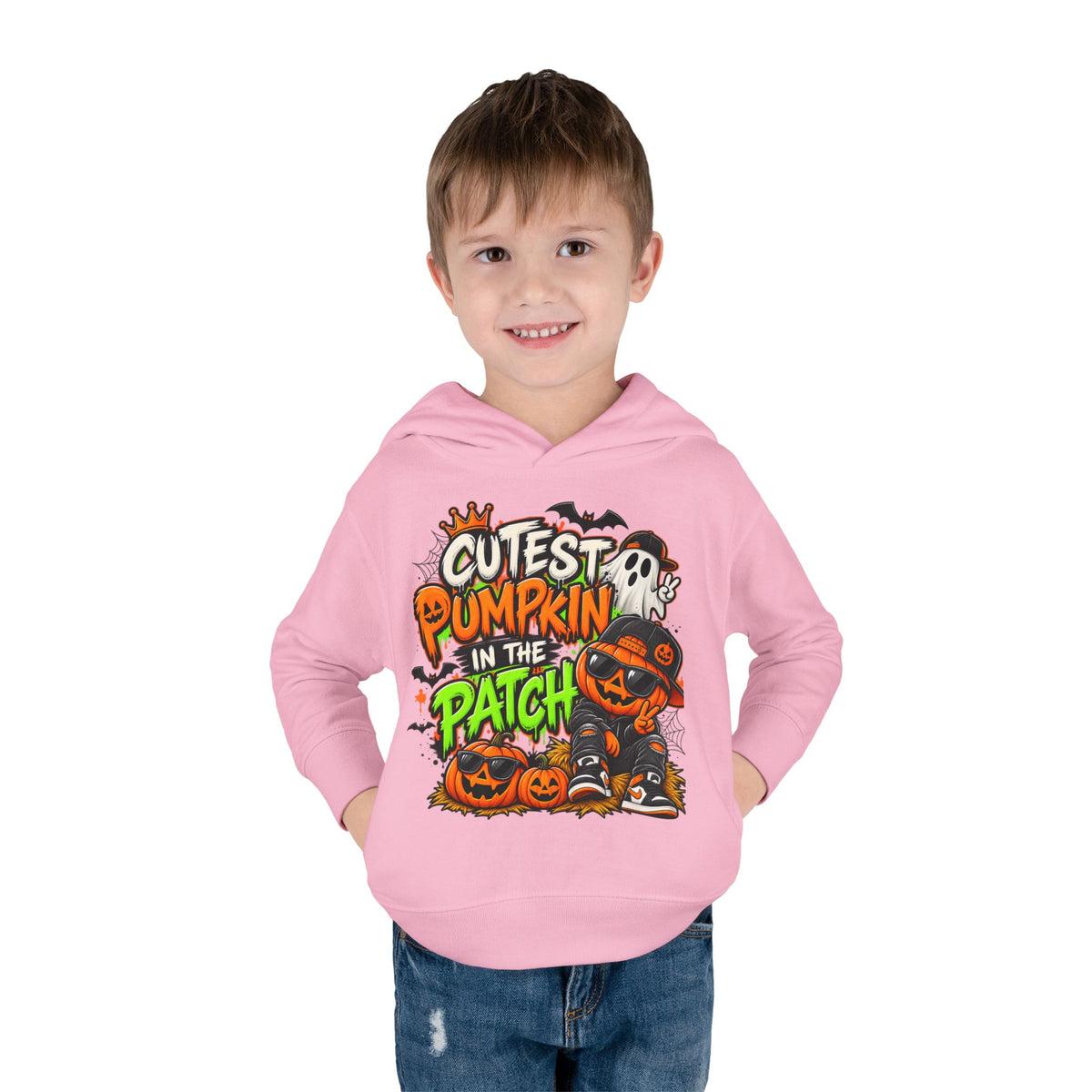 Toddler Hoodie — "Cutest Pumpkin in the Patch" Halloween Pullover