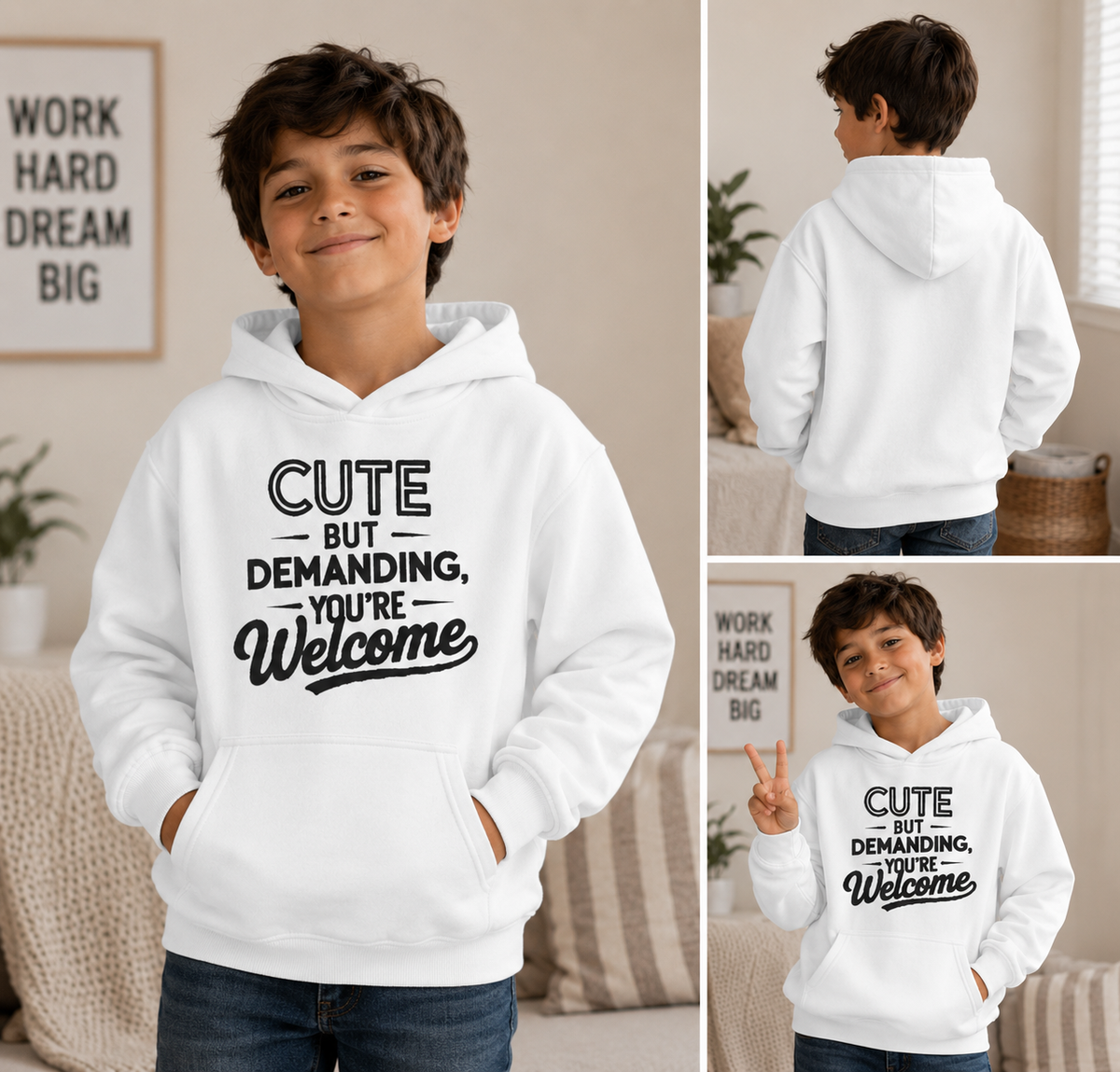Youth Heavy Blend Hooded Sweatshirt
