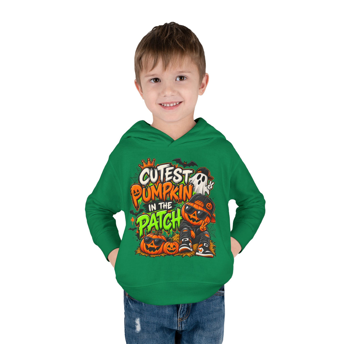 Toddler Hoodie — "Cutest Pumpkin in the Patch" Halloween Pullover