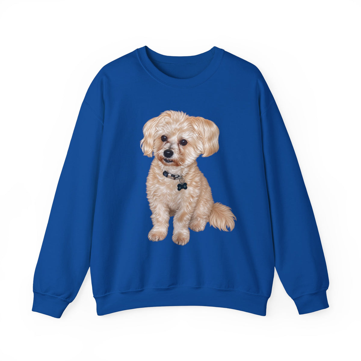 Crewneck Sweatshirt — Adorable Small Dog Graphic Pullover