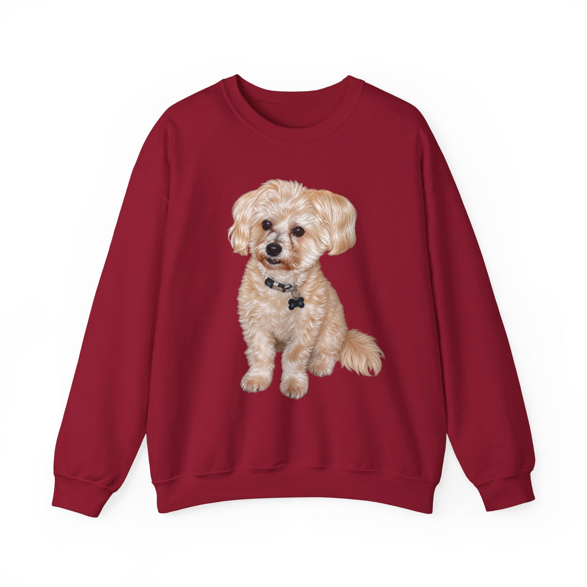 Crewneck Sweatshirt — Adorable Small Dog Graphic Pullover