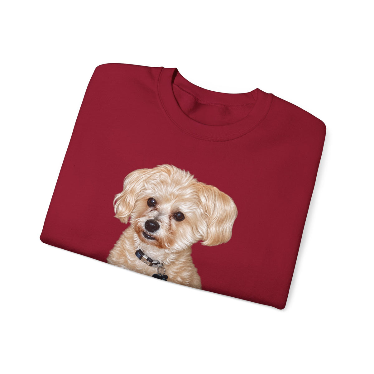 Crewneck Sweatshirt — Adorable Small Dog Graphic Pullover