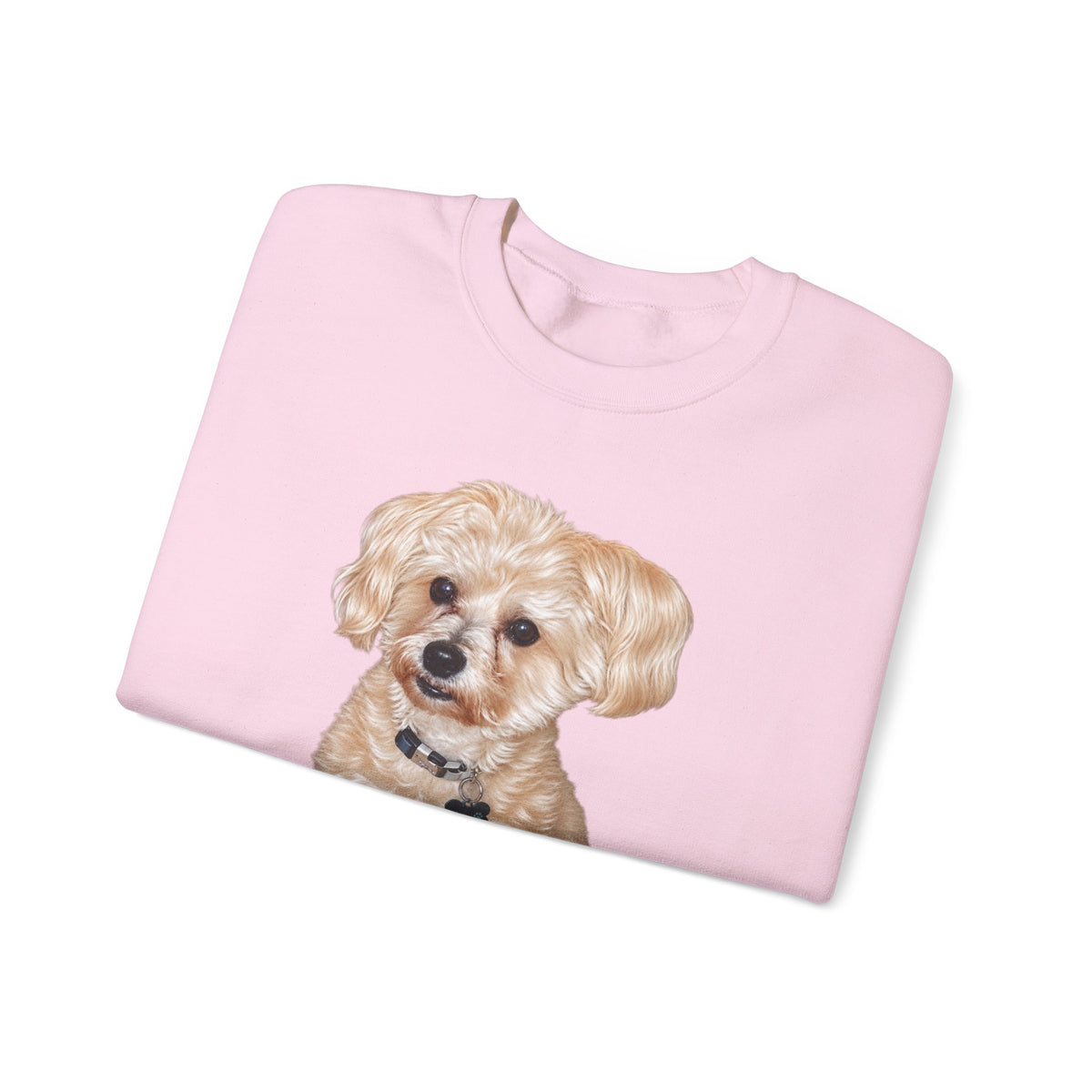 Crewneck Sweatshirt — Adorable Small Dog Graphic Pullover