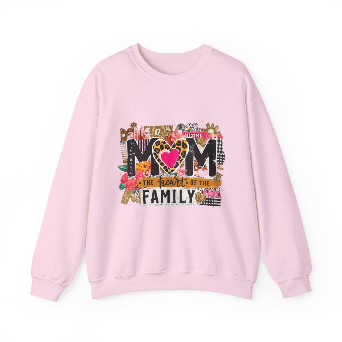Mom - The Heart of the Family Crewneck Sweatshirt
