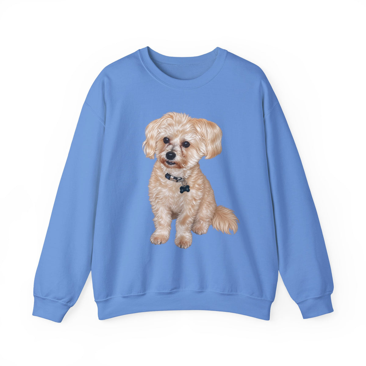 Crewneck Sweatshirt — Adorable Small Dog Graphic Pullover